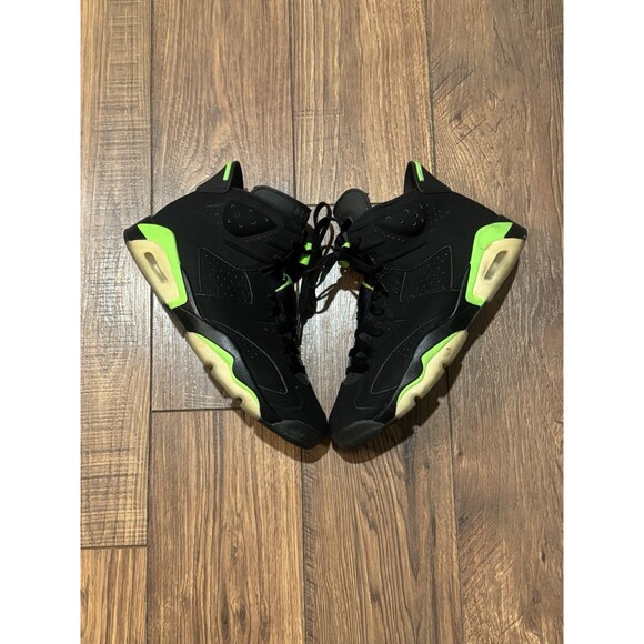 Nike Air Jordan 6 Retro Electric Green/Black Mens Size 9 CT8529 003 - Picture 1 of 8